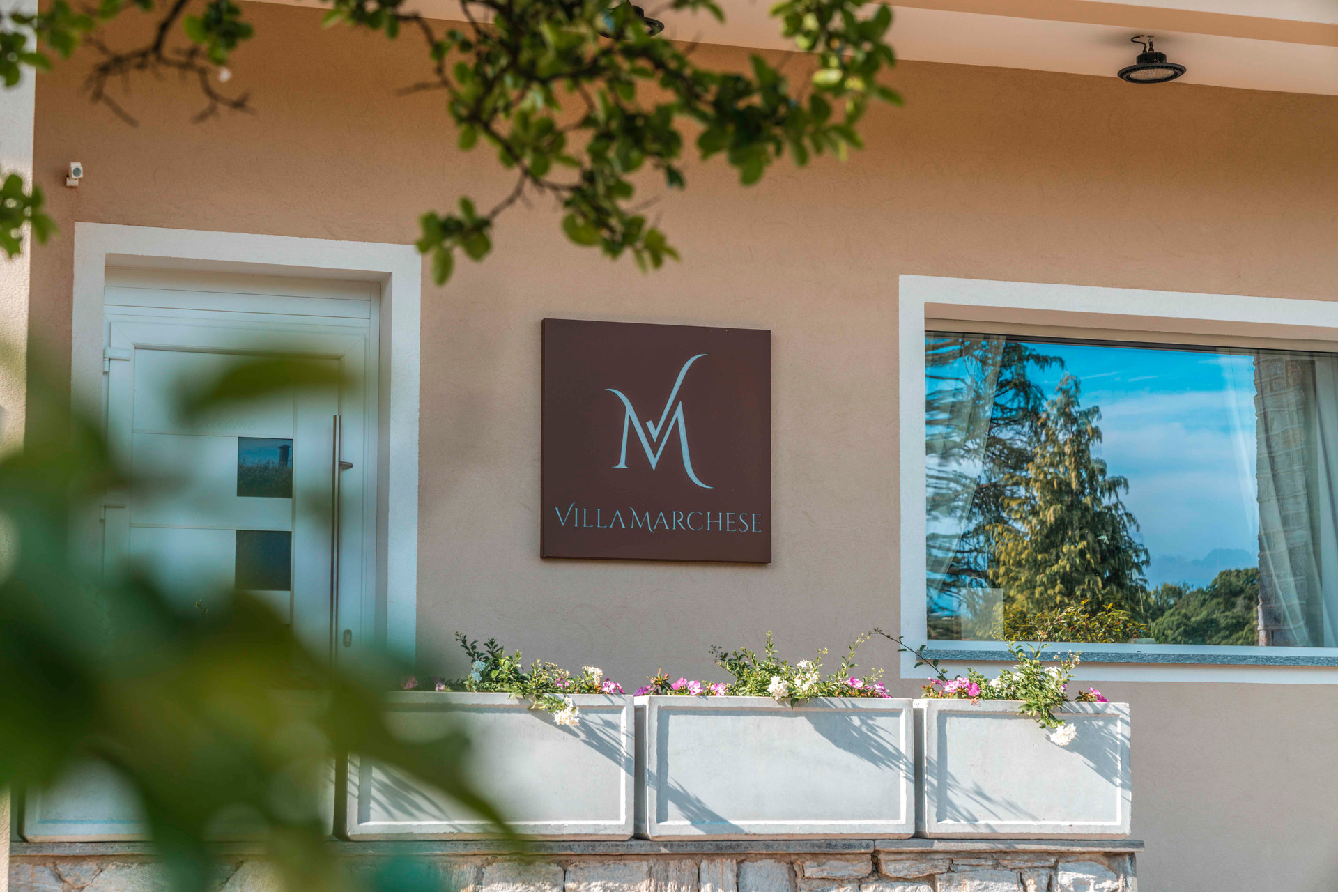 Ingresso della villa